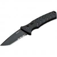 Автоматический складной нож Boker Strike Tanto All Black, сталь AUS-8, рукоять алюминий купить в Череповце