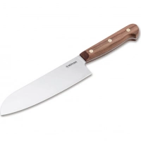 Кухонный нож Boker Cottage-Craft Santoku, сталь С75, рукоять дерево купить в Череповце