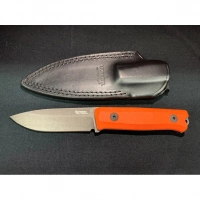 Нож LionSteel Bushcraft-R, сталь Sleipner, рукоять G10, оранжевый купить в Череповце