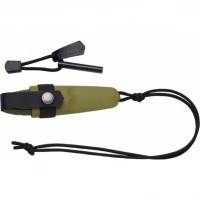 Нож Morakniv Eldris + огниво , цвет зеленый купить в Череповце