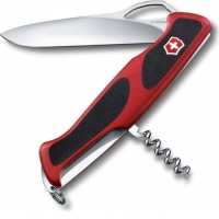 Нож перочинный Victorinox RangerGrip 63, сталь X55CrMo14, рукоять полиамид, красно-чёрный купить в Череповце