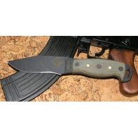 Нож с фиксированным клинком Ontario «NS-4 Black Canvas Micarta Handle» купить в Череповце