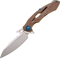 Нож складной Rikeknife M3 Brown, сталь 154CM, рукоять титан/G10 купить в Череповце