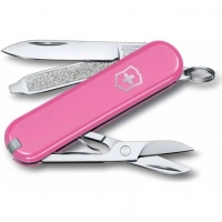 Нож Victorinox Classic SD Colors, Cherry Blossom (0.6223.51G) розовый, 7 функций 58мм купить в Череповце