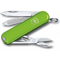 Нож Victorinox Classic SD Colors, Smashed Avocado (0.6223.43G) светло-зелёный, 7 функций 58мм купить в Череповце