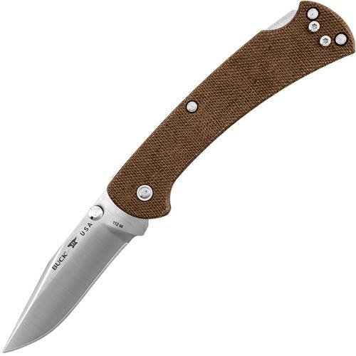 Складной нож Buck Ranger Slim Pro 0112BRS6, сталь S30V, рукоять микарта