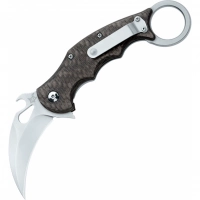 Складной нож Fox IKBS Ball Bearing Karambit, сталь Elmax, рукоять титановый сплав 6Al4V, чёрный купить в Череповце