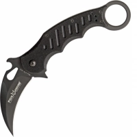 Складной нож Fox Karambit, сталь N690, рукоять стеклотекстолит G-10, чёрный купить в Череповце