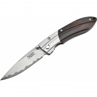 Складной нож Mcusta Shinra Ripple MC-0141G, сталь SG2, рукоять аризонское железное дерево купить в Череповце