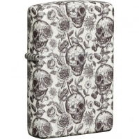 Зажигалка Skeleton Glow in the Dark Green ZIPPO купить в Череповце