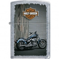 Зажигалка ZIPPO Harley-Davidson® Байк, с покрытием Street Chrome™, латунь/сталь, серебристая, 36x12x56 мм купить в Череповце