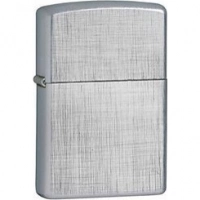 Зажигалка ZIPPO Linen Weave с покрытием Brushed Chrome, латунь/сталь, серебристая, матовая, 36x12x56 мм купить в Череповце