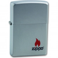 Зажигалка ZIPPO Satin Chrome, латунь с ник.-хром. покрыт., серебр., матовая, 36х56х12 мм купить в Череповце