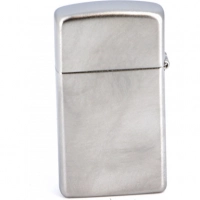 Зажигалка ZIPPO Slim® с покрытием Satin Chrome™, латунь/сталь, серебристая, матовая, 30х10×55 мм купить в Череповце